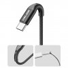 USLION nabíjecí a datový kabel micro USB, červený, 3m